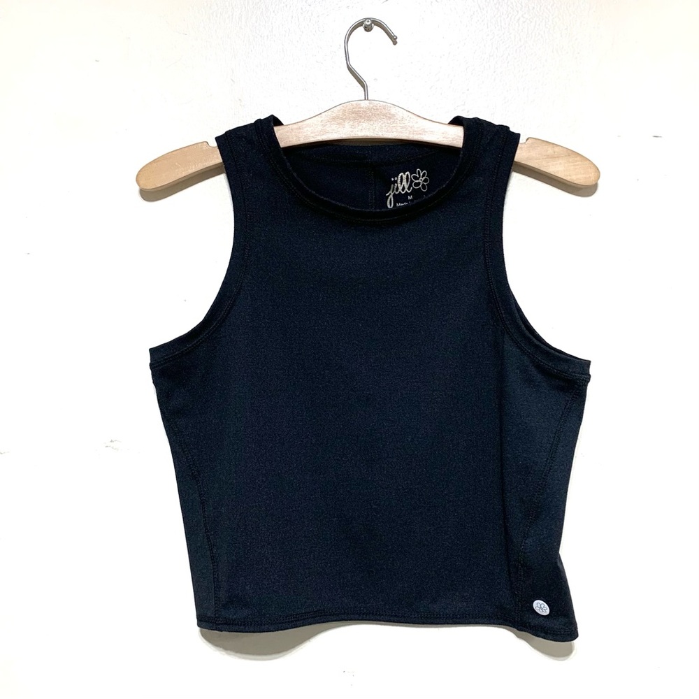 Jill Women’s Black Cropped Tank Top Size Medium